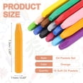 thumbnail image 2 of Uxcell 16 Pack Oil Pastels Set,  Soft Oil Colored Drawing Pastels Chalk Vibrant Color for Artists Art Supplies for Beginners Teachers, Orange, 2 of 6