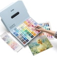 thumbnail image 2 of HIMI Gouache Paint Set, 112 Colors x 12g backpack easel chair refills, 2 of 9