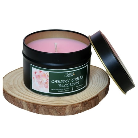 Cherry Blossoms Scented Candles - 4oz Tin