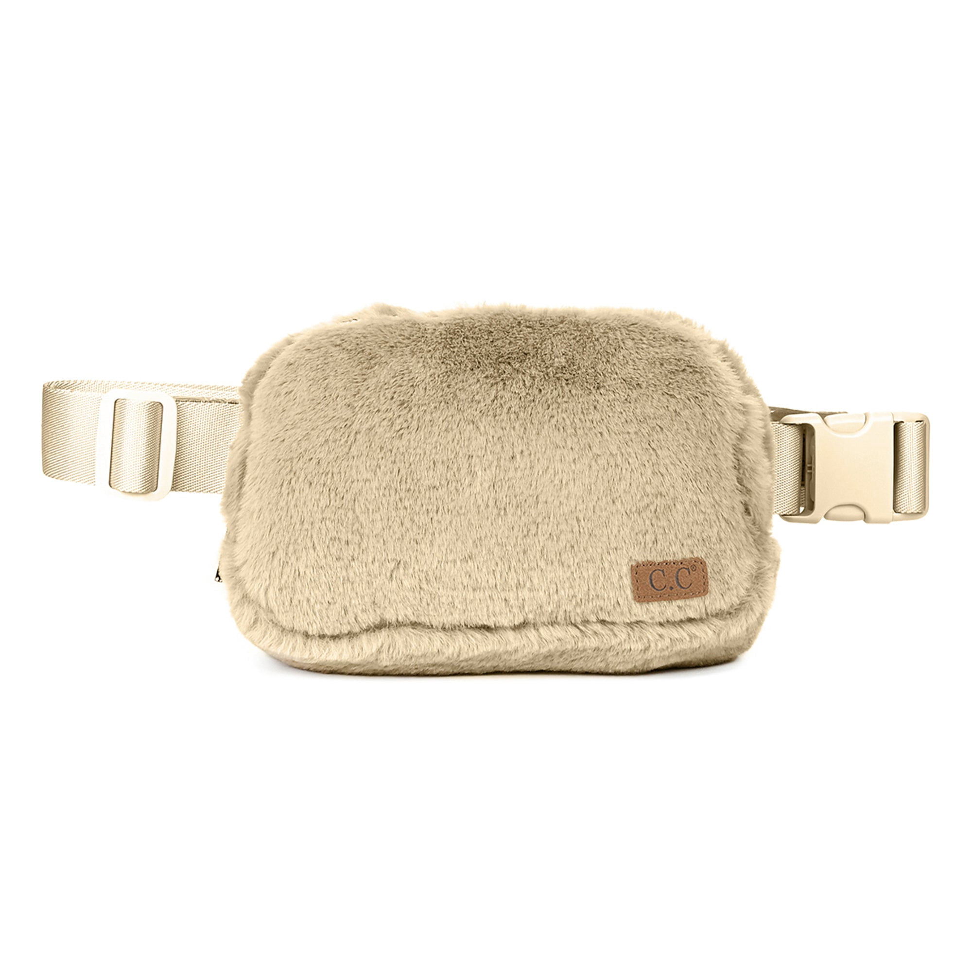 CC Faux Fur Cross-Body Belt Bag | Fanny Pack | Sling Bag