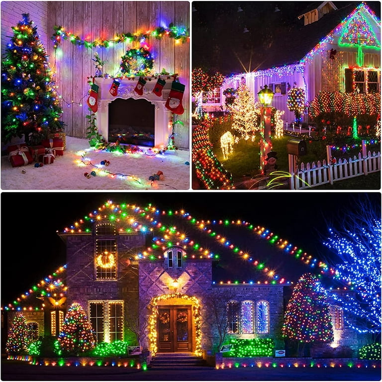 1000 LED Christmas Lights Outdoor, 328ft Super Long String Lights with  Remote 8 Modes & Memory Timer, Waterproof Christmas Lights for Outdoor  Indoor House Garden Party Christmas Decorations 