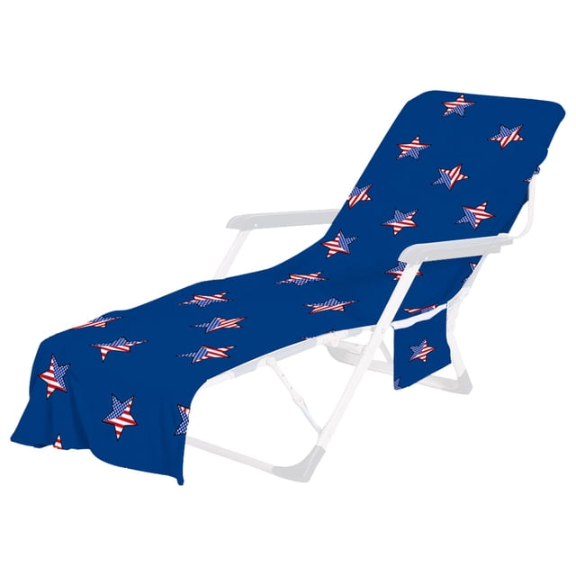 Beach Chair Cover, Beach Lounge Chair Covers, Beach Chair Cover with Side Pockets, Pool Chair Cover with Pockets, Sun Lounger Beach Chair Towel Cover, Lounge Chair Cover Microfiber Beach Towel