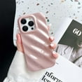 thumbnail image 3 of Compatible with iPhone 13 Pro Phone Case Luxury 3D Water Ripple Shape Pattern Camera Lens Protection Shockproof Soft TPU Case for Women Girls Slim Phone Case (White), 3 of 12