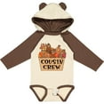 thumbnail image 3 of Inktastic Cousin Crew Cute Turkey Family Boys or Girls Long Sleeve Baby Bodysuit, 3 of 5