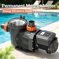 thumbnail image 4 of 2.5HP High Performance Pool Pumps Variable Speed Smart Programmable Timer Swimming Pool Pump with Large Filter Basket, 220V Powerful DC Motor, 4 of 8