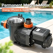 Variable Speed In ground Pool Pumps, 3 HP, 11359GPH, High Flow Energy Efficient Pool Pump, Smart Programmable Timer Swimming Pool Pump, Large Filter Basket, 220V Powerful DC Motor