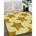 thumbnail image 3 of Ahgly Company Machine Washable Indoor Square Transitional Cinnamon Brown Area Rugs, 5' Square, 3 of 7