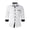 White, variant on DeHolifer Mens Dress Shirt Color Block Long Sleeve Business Casual Button Down Work Shirts Green S