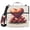 Heart-shaped Mounds Pixel Art, variant on 3 Ring Zipper Binder with Shoulder Strap Waterproof Trapper Keeper 2 Inch D-Ring 500 Sheets Capacity, Dirt Grass Pixel Art