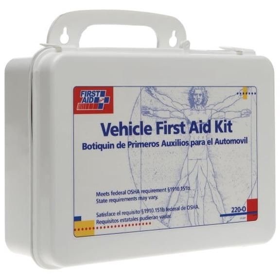 First Aid Only 220-O 25 Person Vehicle First Aid Kit, Plastic Case