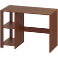 thumbnail image 5 of SHW Cyrus 38-Inch Desk with Shelves, Maple, 5 of 5