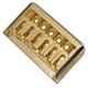 thumbnail image 3 of Puente de guitarra eléctrica fijo de 6 cuerdas, compatible con el puente de guitarra eléctrica, 1, 3 of 5