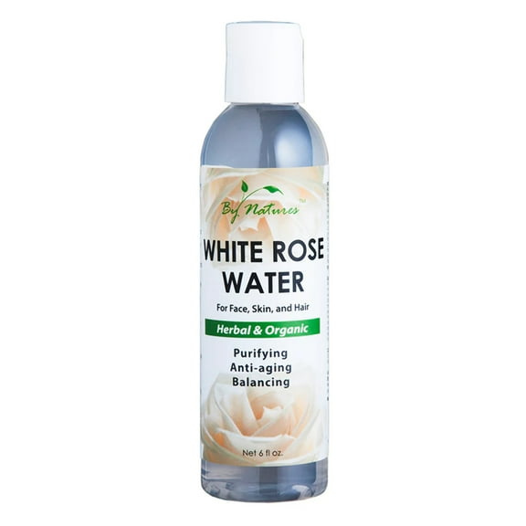 By Natures White Rose Water – 6 oz | Hydrating  Balancing Hair and Skin Toner