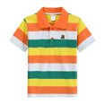 thumbnail image 2 of Boys School Uniform Polo Shirts Solid Color Quick Dry Short Sleeve Uniform Shirt Kids Summer Lightweight Comfy Athletic Clothes, 2 of 4