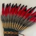 thumbnail image 3 of Guardurnaity Diadema de plumas para adultos para representaciones teatrales y accesorios de fotografía para fiestas temáticas. Disfraces Accesorio para el cabello gris, 3 of 6