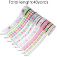 thumbnail image 2 of SUTENGDA 8 rolls of Easter Ribbons Multicolor Decoration Satin for DIY Wrapping Crafts Decoration, 2 of 6