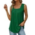 thumbnail image 3 of SHenli Womens Tank Tops Lace Trim Braless Tie Halter Shirts Eyelet Lace Cute Trendy Going Out Tees, 3 of 6