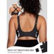 thumbnail image 4 of Sujetador inalámbrico OEAK V Mesh Comfortable Support Black M, 4 of 7