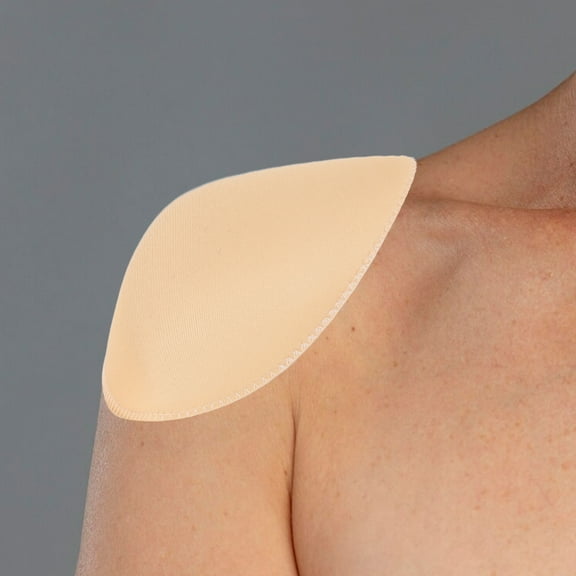 LOLIPPYY Beige Foam Sew-In Shoulder Pads Cushion to Shoulder Line for Women's Jackets and Daily Wear