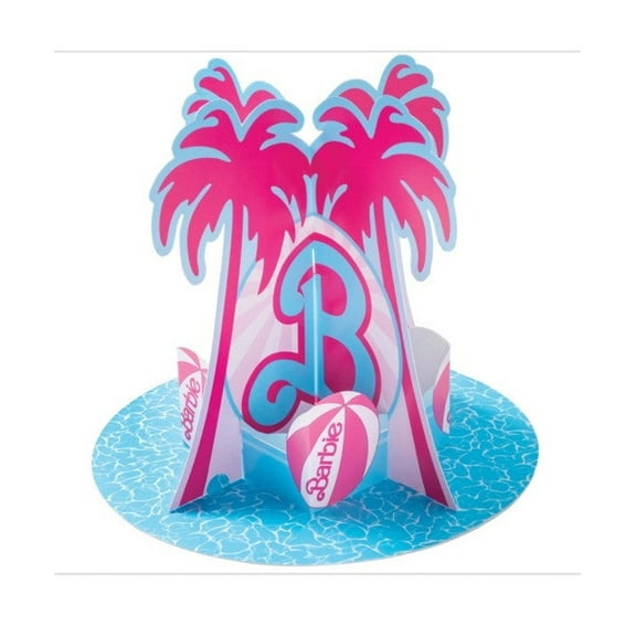 Malibu Barbie Pop-Up Centerpiece (6pc)