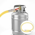 thumbnail image 3 of Línea de gas para secadora, tubería de gas flexible de acero inoxidable, manguera para tubería de gas natural propano, 3 of 6