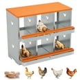 thumbnail image 1 of GloryStar Egg-Safe Nesting Boxes for Chickens, Convenient Chicken Laying Boxes for Coops, Easy to Install and Maintain with Smooth Cleaning Surfaces, 1 of 7