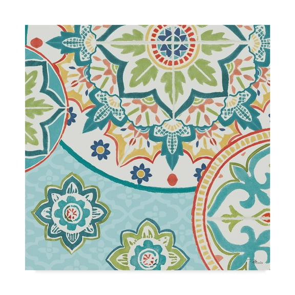 Trademark Fine Art 'Colorful Journey II' Canvas Art by Pela Studio