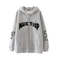 thumbnail image 1 of Dark hip-hop gótico Harajuku Y2k estampado de araña cremallera Sudadera con capucha hombres y mujeres Harajuku chaqueta sudadera, 1 of 5