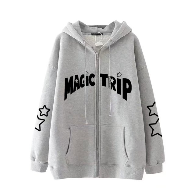 Dark hip-hop gótico Harajuku Y2k estampado de araña cremallera Sudadera con capucha hombres y mujeres Harajuku chaqueta sudadera