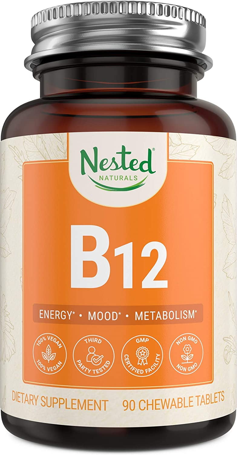 Nested Naturals Vitamin B12 Chewable Tablets 2500 mcg