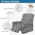 thumbnail image 5 of Kuiaobaty Leopard Print Reclining Sofa Slipcover Nonslip Recliner Chair Cover Breathable Reclining Thick Recliner Couch Cover Washable Reclining Slipcover with Elastic Bottom for Pets, 5 of 8