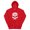 Red, variant on SC Skull Womens Hoodie