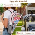 thumbnail image 6 of Whosucclay Paw Print Daypack for Boys Girls, Preschool Kindergarten Large Capacity Wide Shoulder Straps See Through Bag for Beach Work, 6 of 10