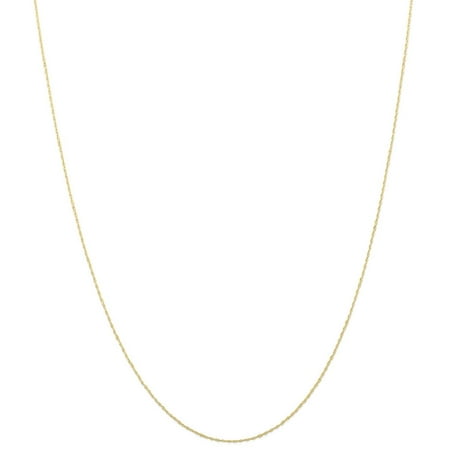 Gold Plated Jewelry Findings - ICE CARATS 10kt Yellow Gold .5 Mm Carded Cable Link Rope Chain Necklace 24 Inch Pendant Charm Fine Jewelry Ideal Gifts For Women Gift Set From Heart