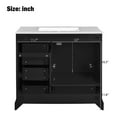 thumbnail image 4 of Harper & Bright Designs 36" Bathroom Vanity Sink Combo with Storage , Bathroom Storage Cabinet with Soft Close Doors and Drawers, Black, 4 of 16