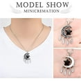 thumbnail image 4 of Cremation Urn Necklace for Ashes Moon and Star Dream Catcher Cremation Jewelry Ashes Holder Keepsake Pendant for Human Pet, 4 of 7