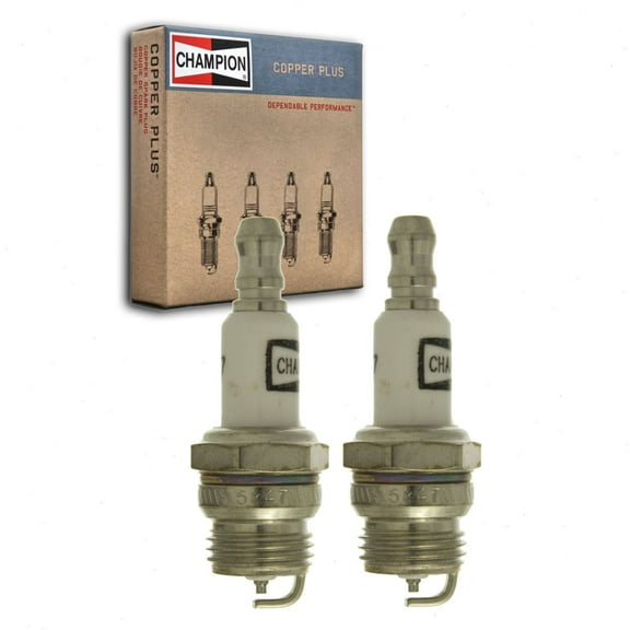 2 pc Champion 847-1 Copper Plus Spark Plugs for DJ8J Ignition Wire Secondary