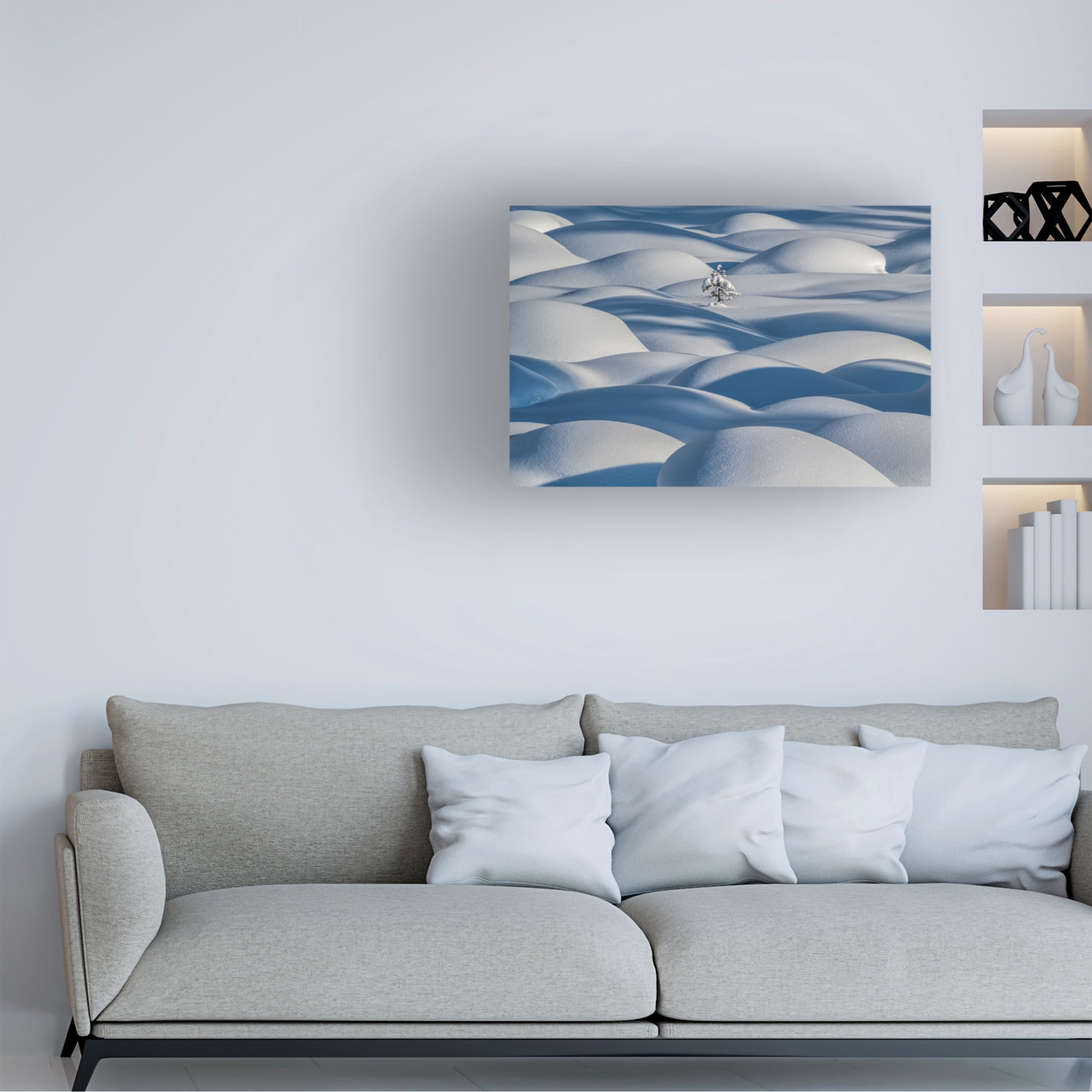 Canvas Wall Art - James S. Chia 'Standing Strong' Wall Art for Living Room, Bedroom, or Office Décor by Trademark Fine Art - 19 x 12 Inches