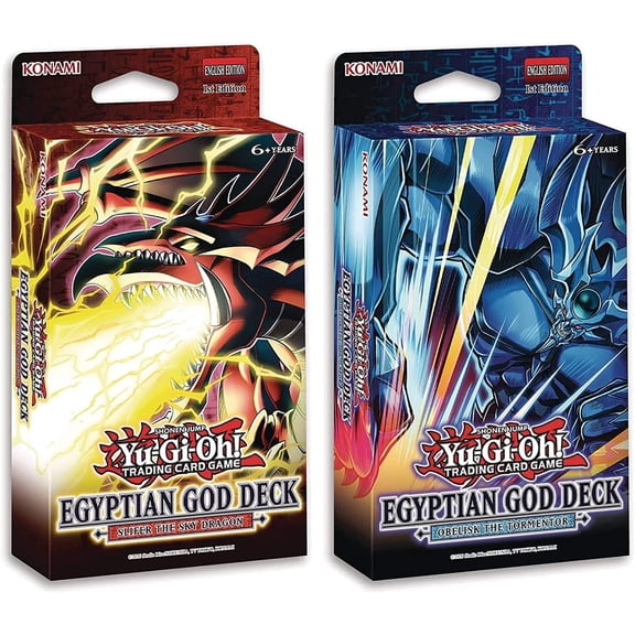 YU-GI-OH! TCG: EGYPTIAN GOD DECKS: SLIFER THE SKY DRAGON, OBELISK THE TORMENTOR