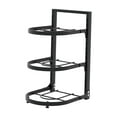 thumbnail image 3 of veasfak Pan Organizer Kitchen Organizer Pot Storage Rack Pot Rack Pot Organizer for Home Three Tier Pot Rack, 3 of 9