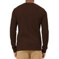 thumbnail image 3 of Ma Croix Mens Heavyweight Thermal Shirt Soft Cotton Active Big and Tall Stretchy Waffle Tee, 3 of 4