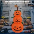 thumbnail image 4 of Inflables De Halloween, Decoración Realista De Halloween, Luz De Pila De Calabaza Con Cuerda De Tracción, Calabazas Apiladas Inflables De Halloween De 100-240 V Para Decoraciones, 4 of 7