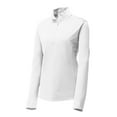 thumbnail image 3 of Sport Tek Women's PosiCharge Competitor 1/4-Zip Pullover, White, X-Large, 3 of 4