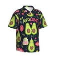 thumbnail image 2 of Haiem Avocado Love Printed Hawaiian Shirt for Men - Men’s Casual Beach Summer Shirts - Stretch Fabric with Modern Fit-Medium, 2 of 9