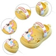 thumbnail image 6 of WUANDIXFA Toddler Little Kids Clogs Slippers Sandals, Non-Slip Girls Boys Clogs Slide Lightweight Garden Shoes Slip-on Beach Pool Shower Slippers (Yellow, 8), 6 of 6