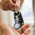 thumbnail image 1 of Peggybuy 2Pcs Car Key Ring Key Ring Logo Logo Emblem Keyring for Mercedes Benz AMG Sport, 1 of 7