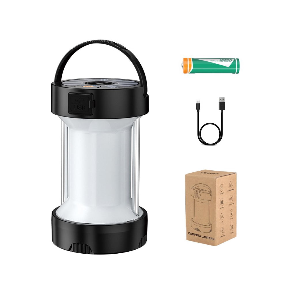 cusimax Lantern Solar Powered Camping Light TypeC Rechargeable
