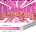 thumbnail image 4 of Sunway Lighting 27W T8 3FT LED Grow Light For plant,Linkable LED Plant Light Fixtures Full Spectrum,3-Timing modes(9h/12h/15h),4-Pack, 4 of 10
