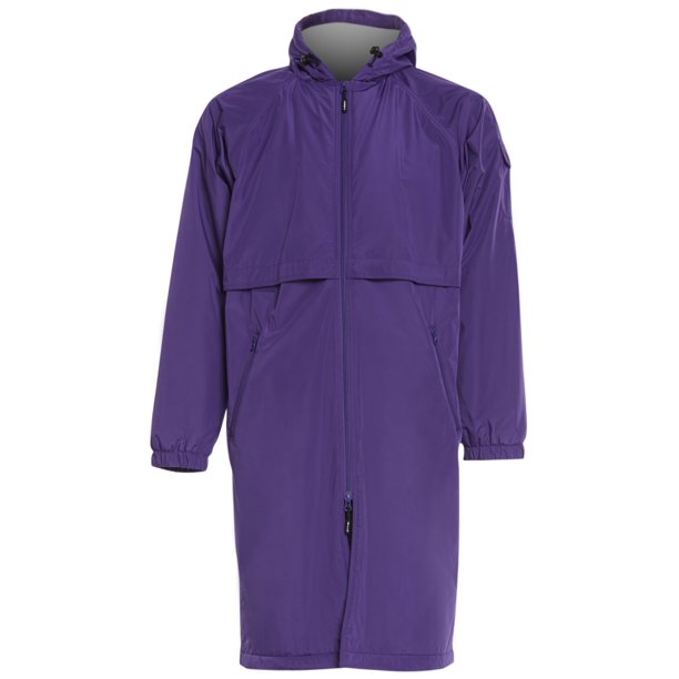 Sporti Comfort FleeceLined Swim Parka Youth (Large, Purple Shell