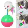 thumbnail image 2 of Cat Interactive Ball Cat Toy with Fake Feathered Mouse Automatic Toy Ball for Cats And Dogs Indoor Exercise Entertainment, 2 of 8